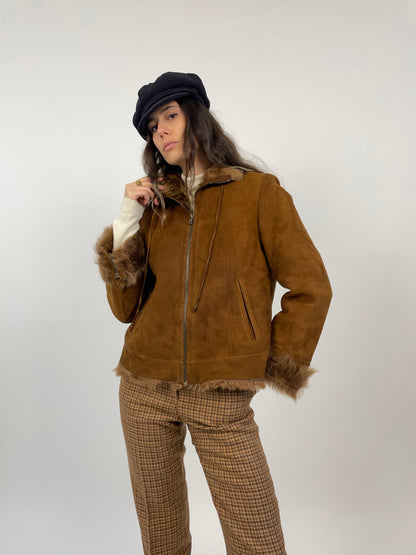 Giacca shearling vintage