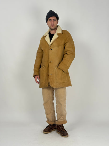 Cappotto Burberrys’ vintage in montone - Made in England