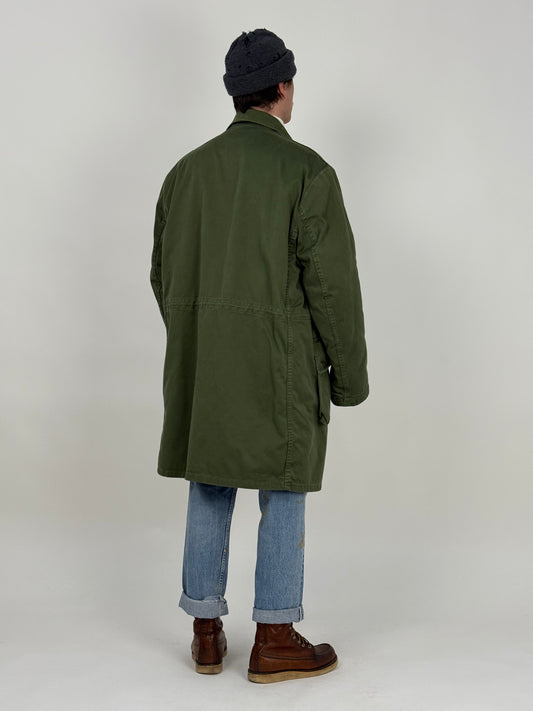 Parka militare C56 con fodera in pile rimovibile anni ’80