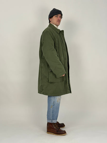 Parka militare C56 con fodera in pile rimovibile anni ’80