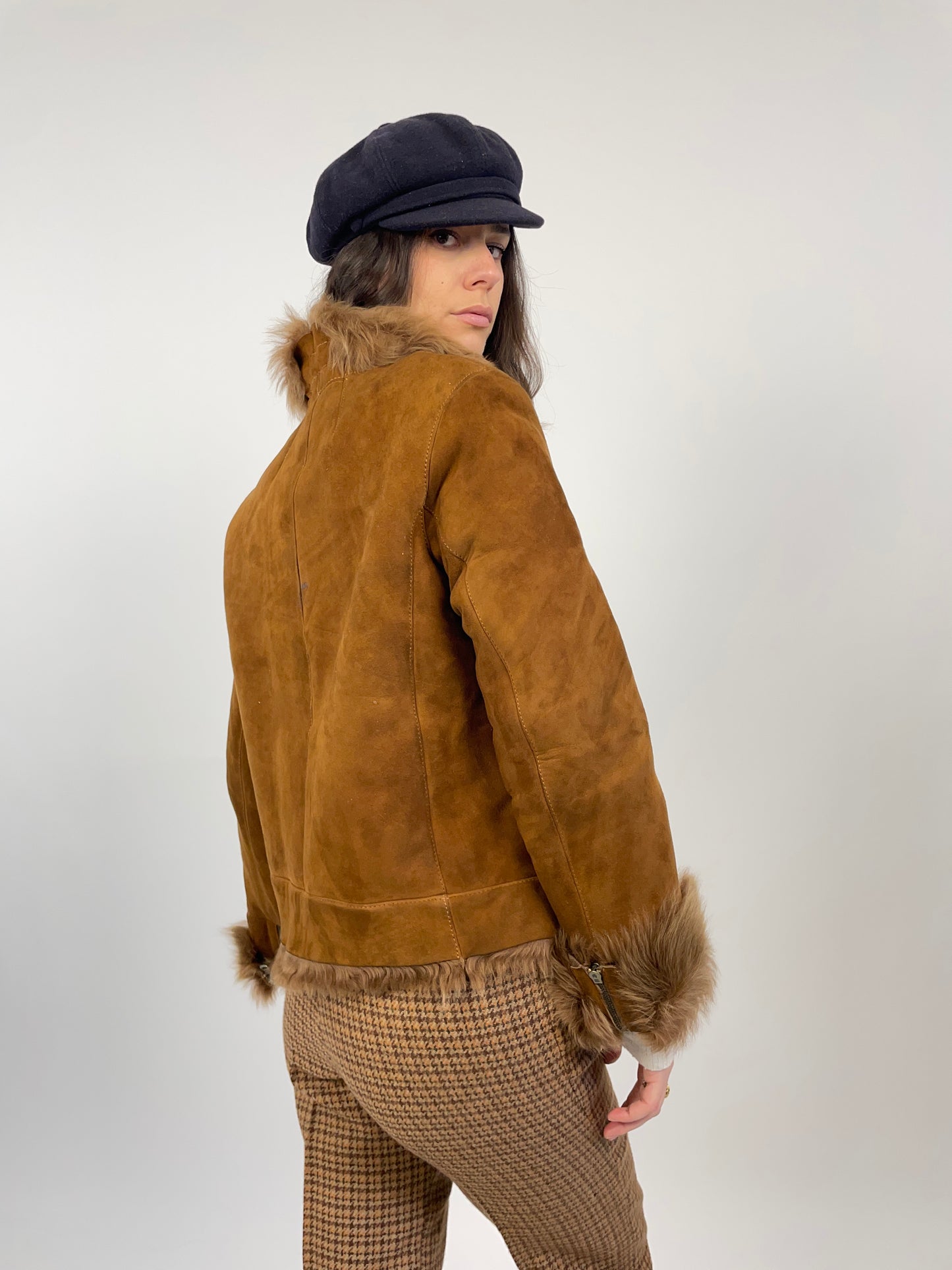 Giacca shearling vintage