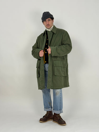 Parka militare C56 con fodera in pile rimovibile anni ’80