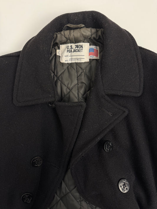 Cappotto Pea Coat US Navy 740N Schott NYC