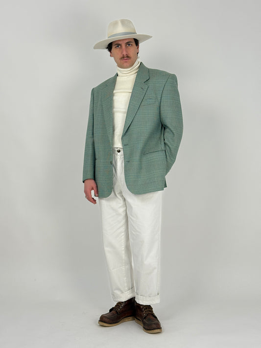 Giacca in pura lana Principe di Galles