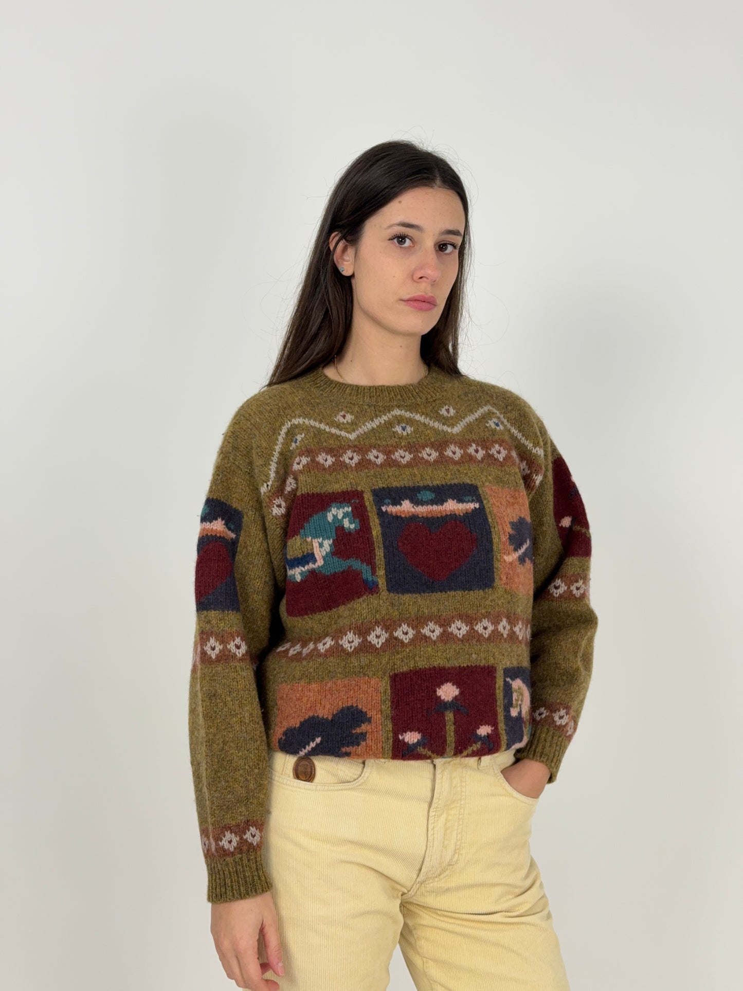 Maglione lana anni '80