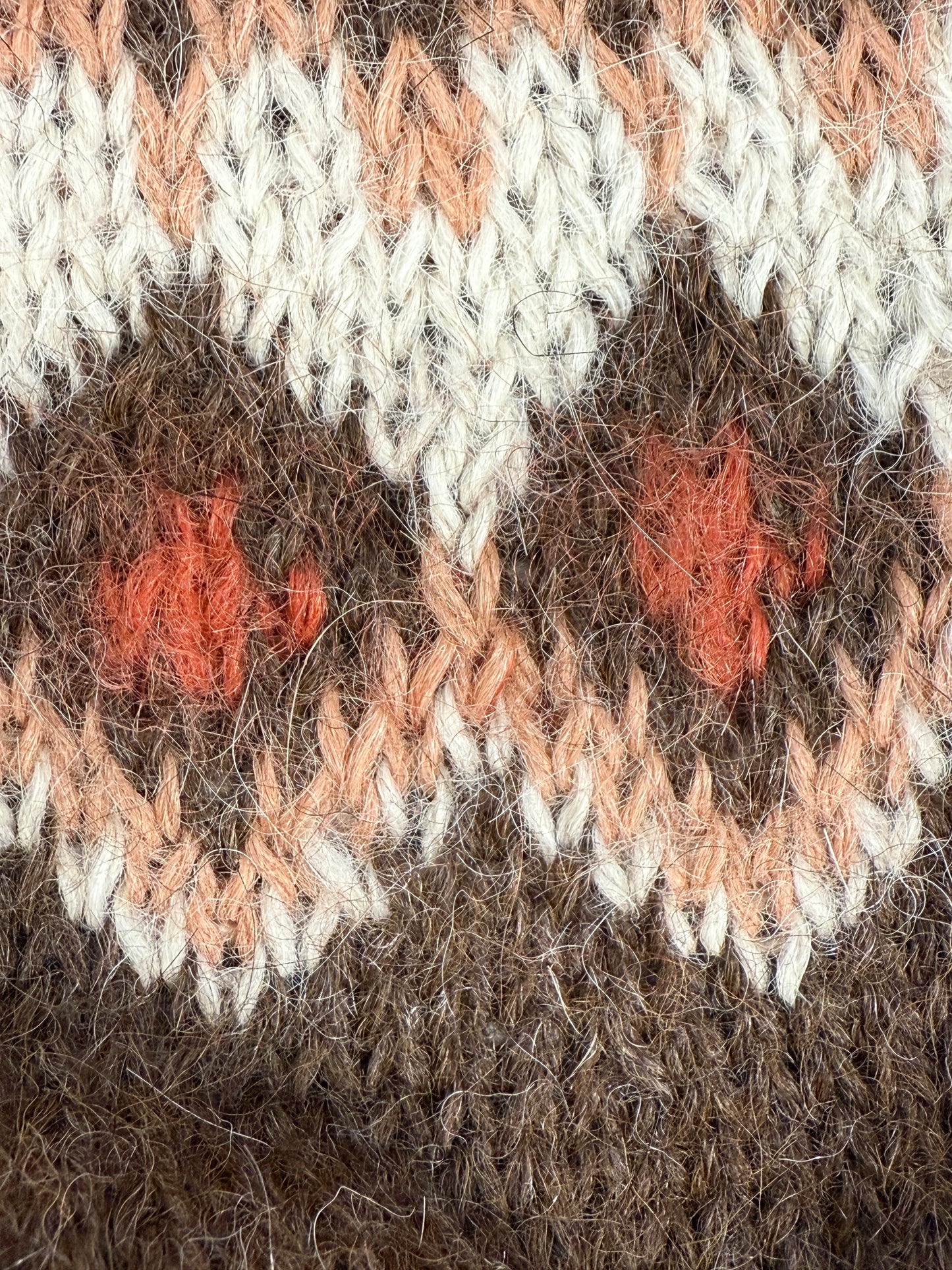 Maglione vintage con motivo jacquard