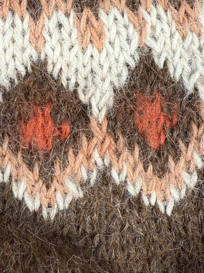 Maglione vintage con motivo jacquard