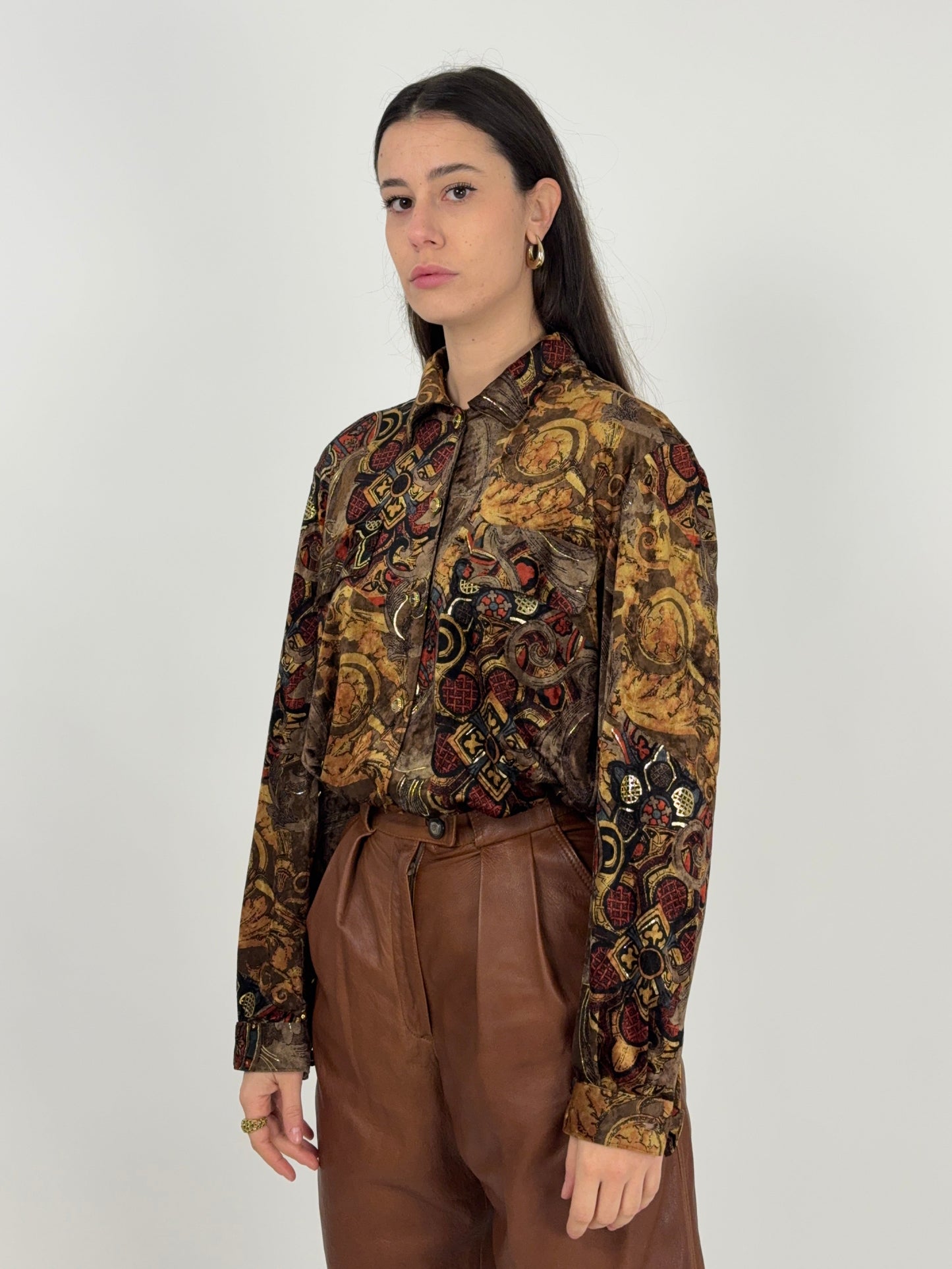 Camicia velluto barocco anni '90
