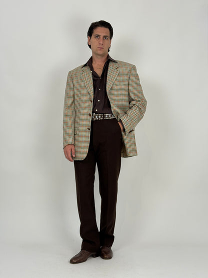 Giacca in pura lana vergine pied de poule