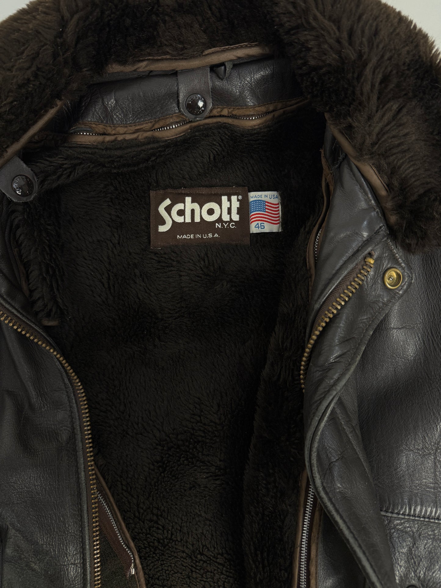 Schott NYC A-2 Flight Jacket – Made in USA