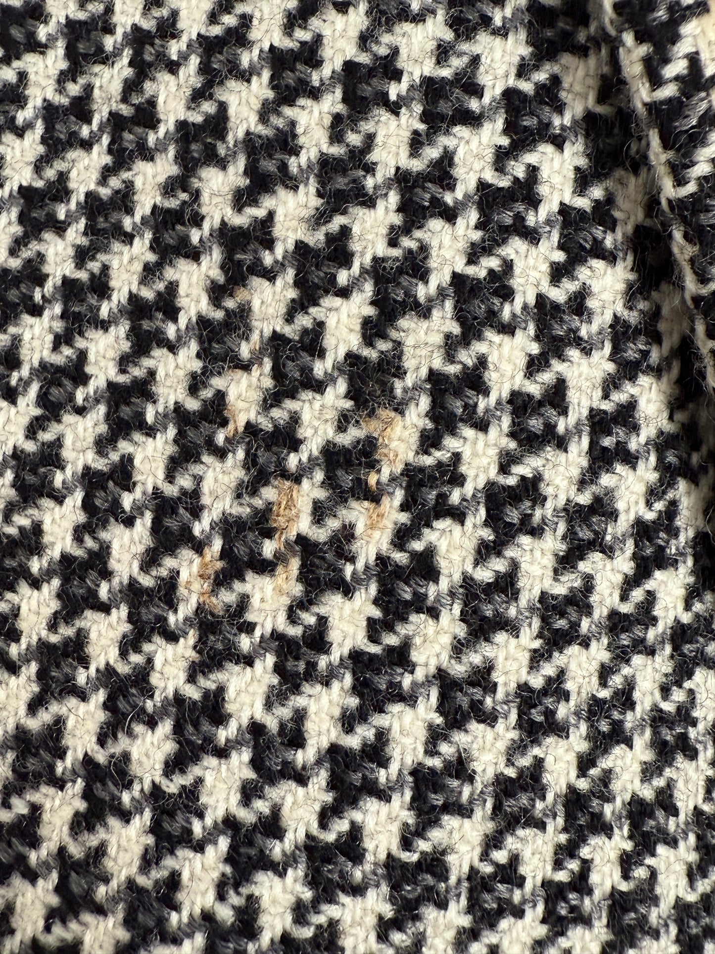 Giacca vintage Pied de Poule in Lana & Cashmere