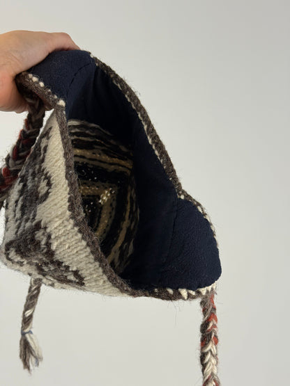 Cappello vintage copriorecchie in lana