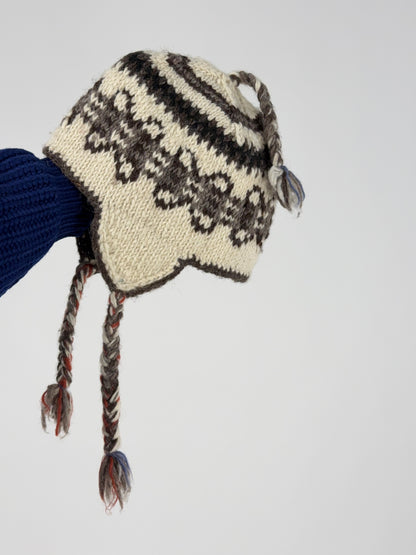 Cappello vintage copriorecchie in lana