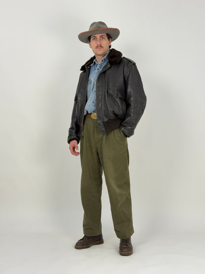 Schott NYC A-2 Flight Jacket – Made in USA