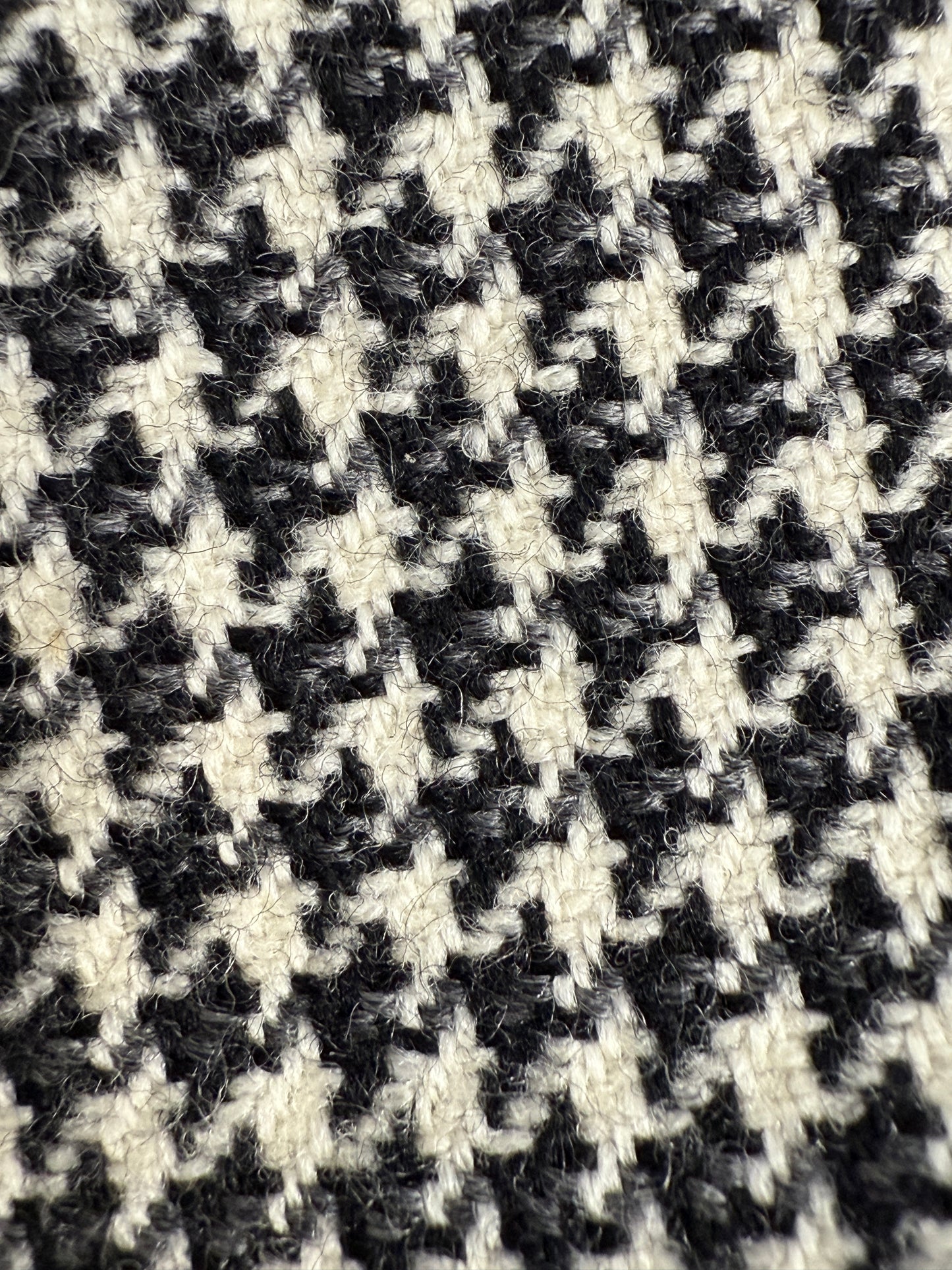 Giacca vintage Pied de Poule in Lana & Cashmere