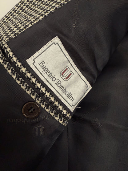 Giacca vintage Pied de Poule in Lana & Cashmere