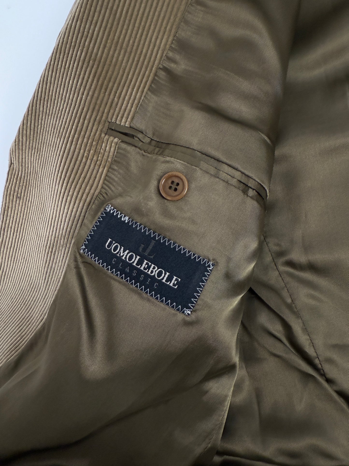 Giacca vintage in velluto a coste