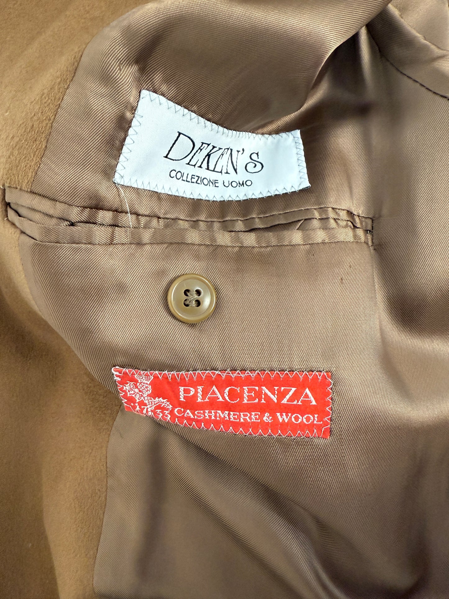 Cappotto vintage Dekin’s in cashmere e lana