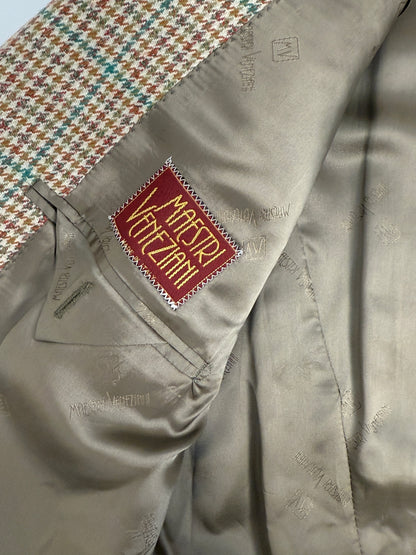 Giacca in lana/cashmere pied de poule Masteri Veneziani