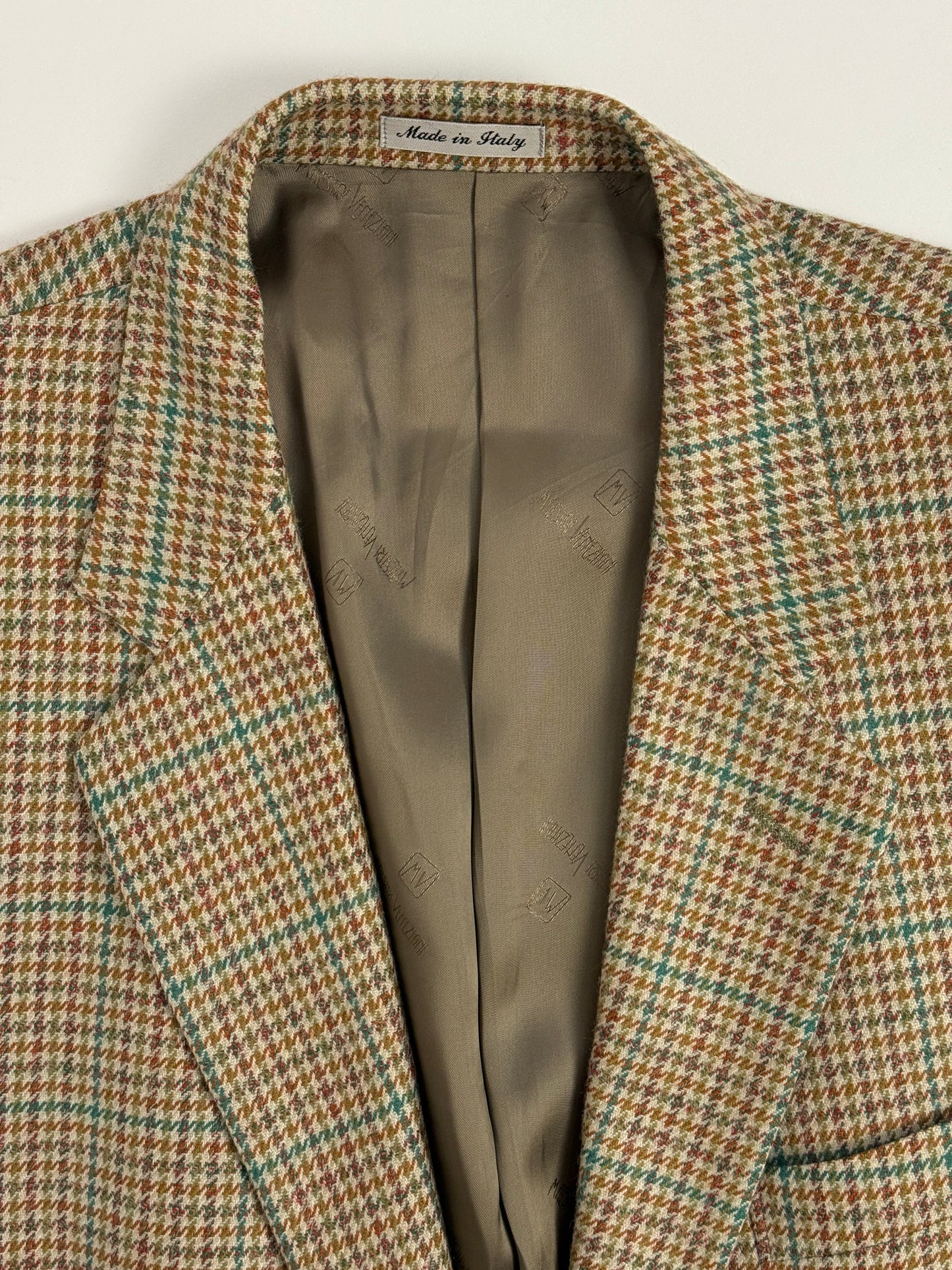 Giacca in lana/cashmere pied de poule Masteri Veneziani