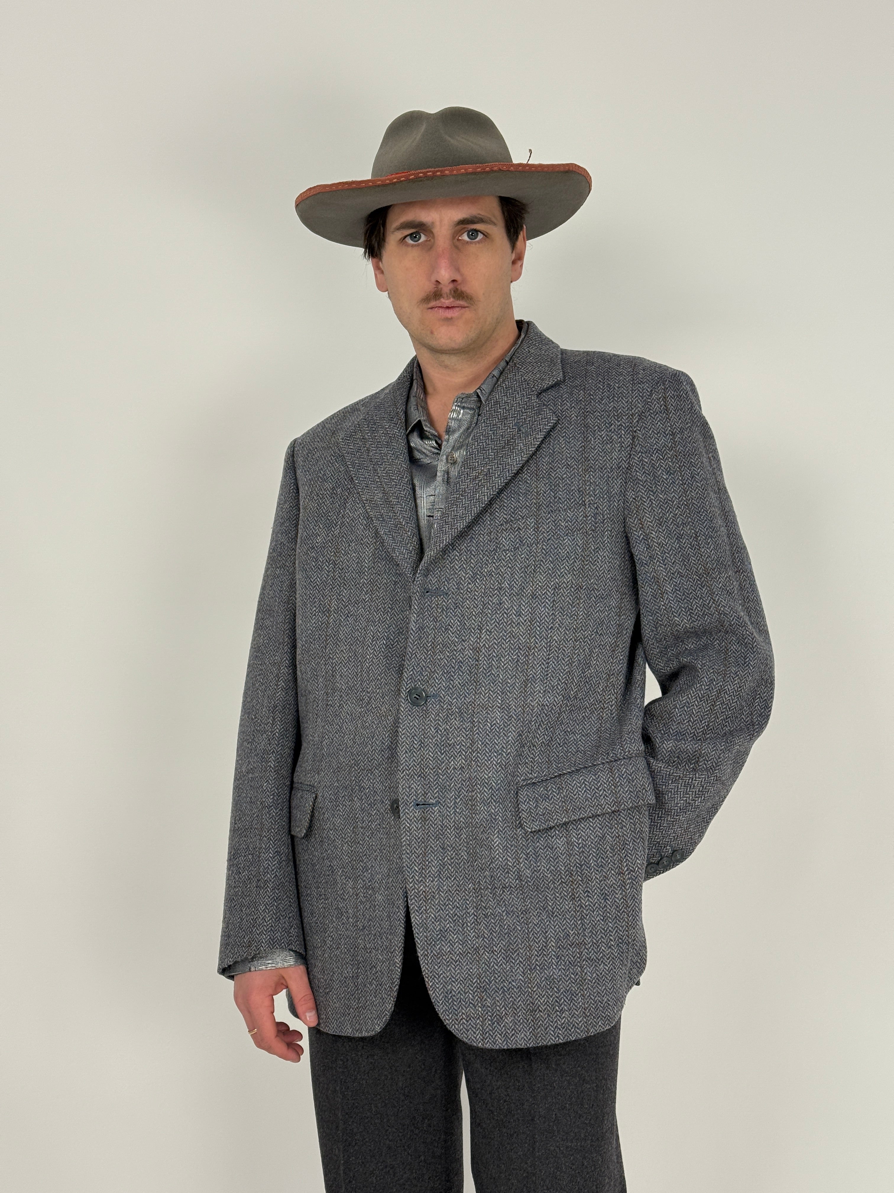 Giacca in Pura Lana Tweed