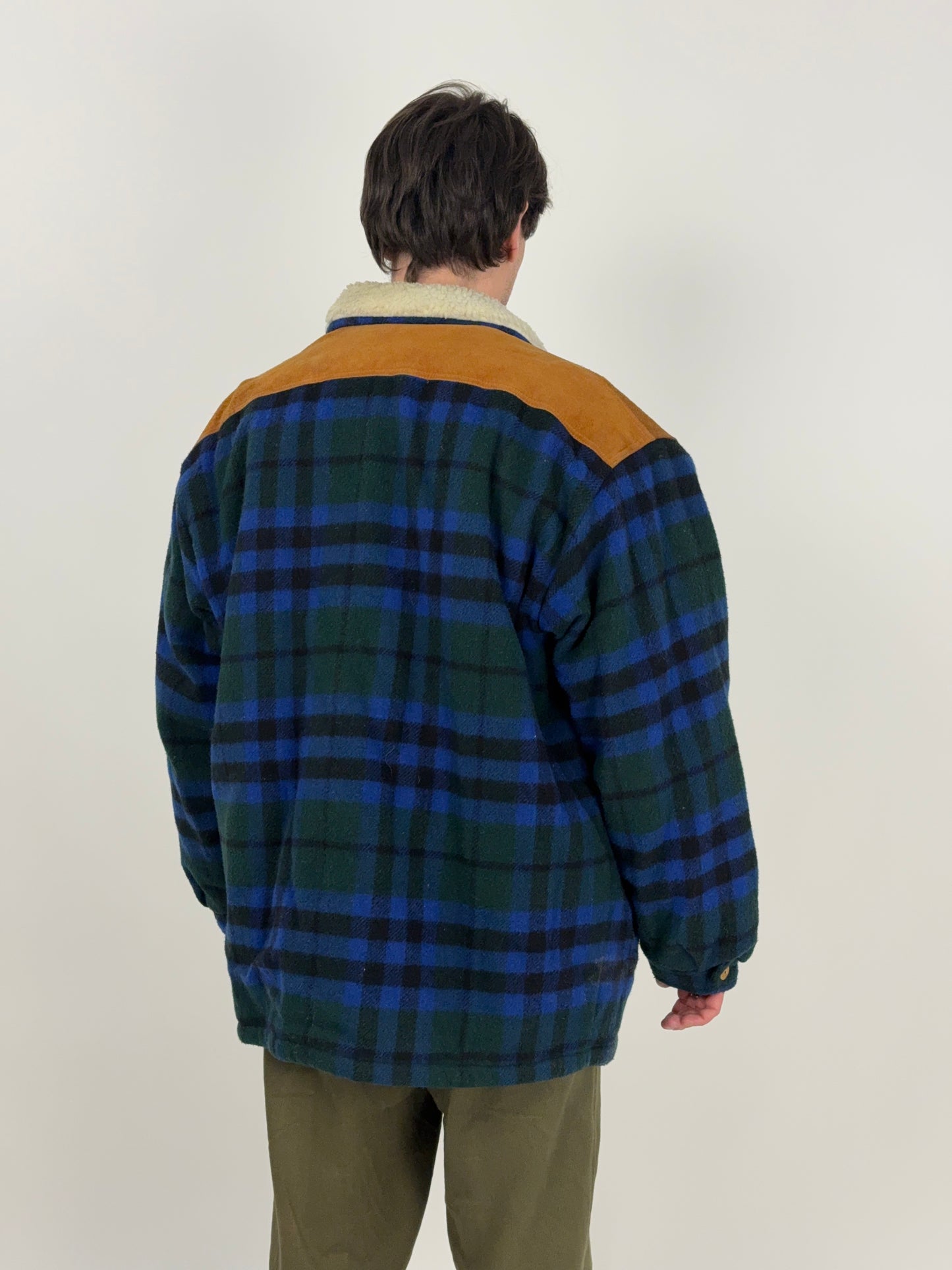Levi’s Westernwear sherpa tartan anni ’70/’80