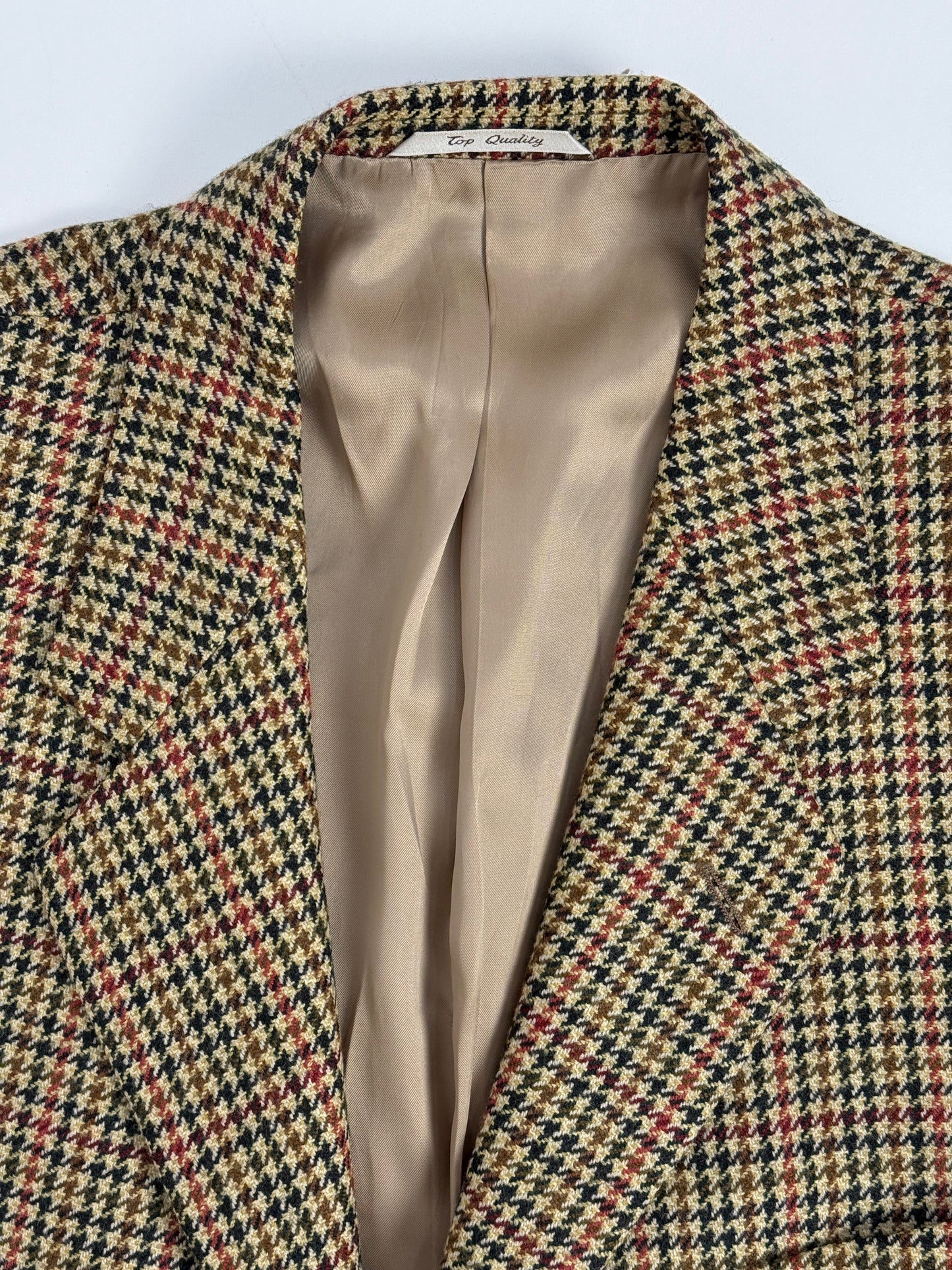 Giacca Pied de Poule anni ’80 in Pura Lana