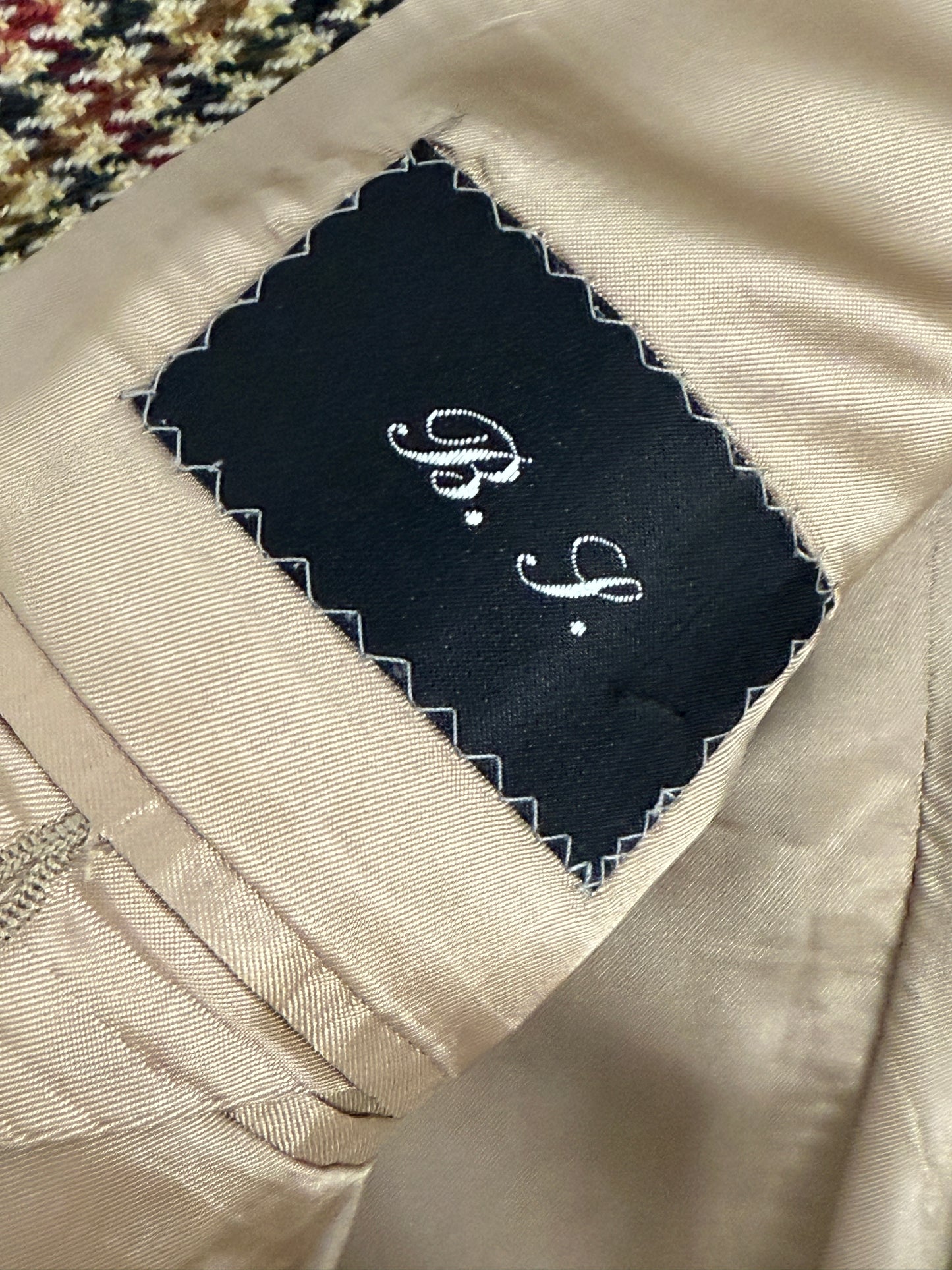 Giacca Pied de Poule anni ’80 in Pura Lana