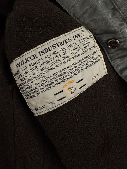 Set militare vintage U.S.A. Wilker Industries – Bomber U.S.N. e gilet