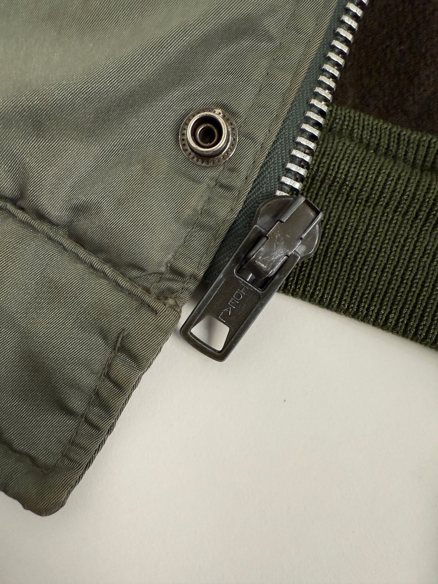 Set militare vintage U.S.A. Wilker Industries – Bomber U.S.N. e gilet