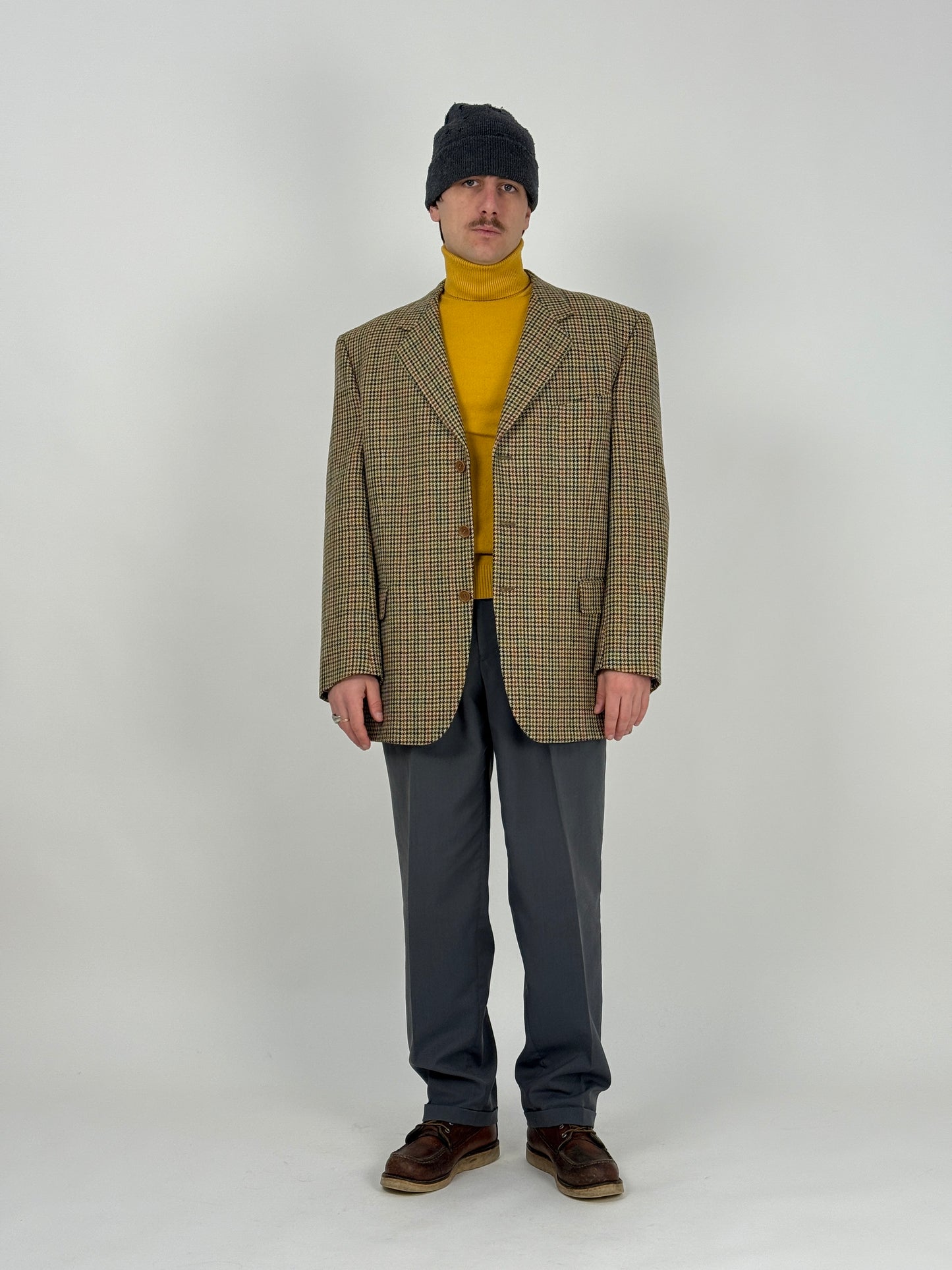 Giacca Pied de Poule anni ’80 in Pura Lana