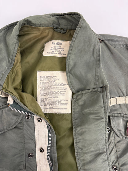 Set militare vintage U.S.A. Wilker Industries – Bomber U.S.N. e gilet