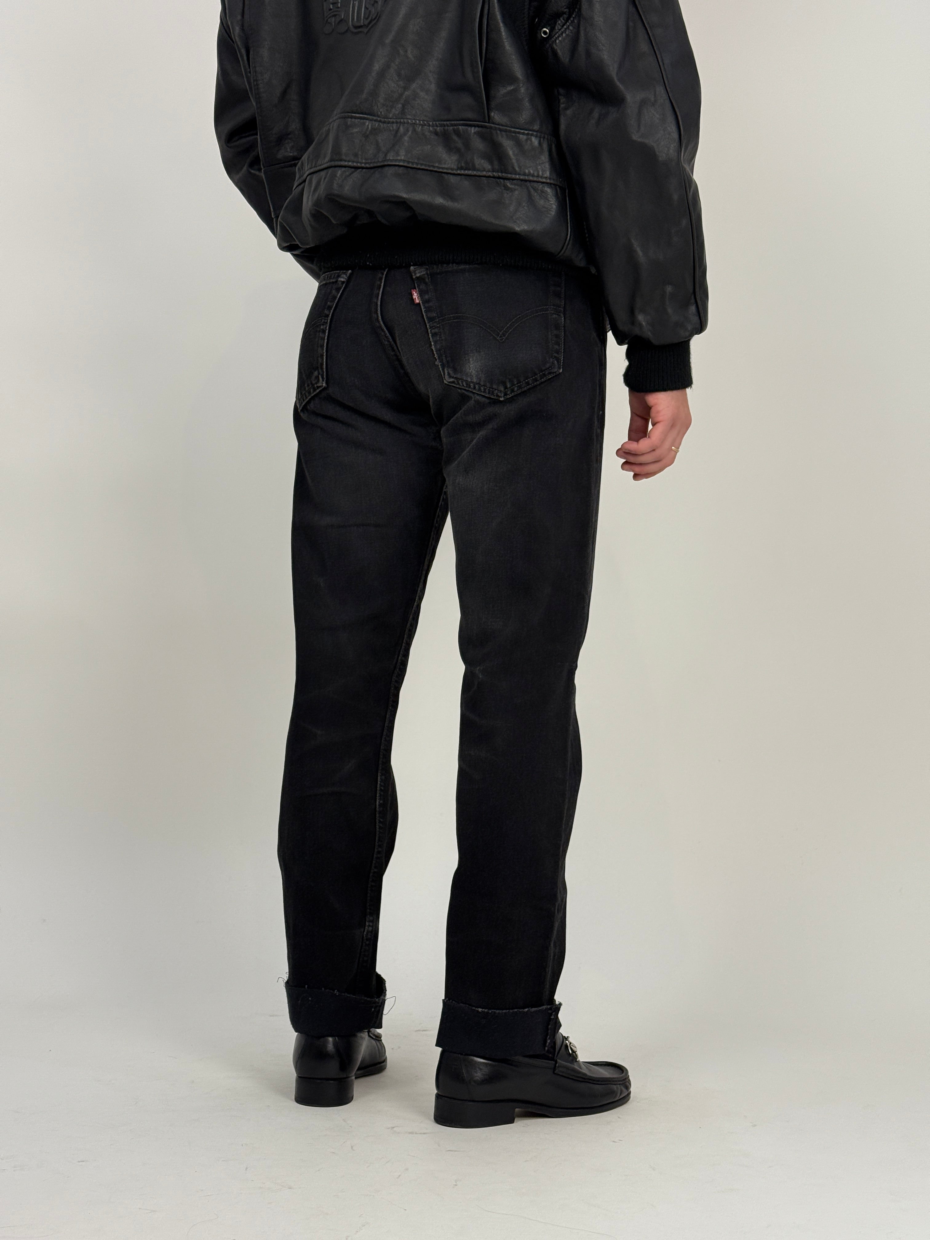 Jeans Levi's 501 - W32 L36 - Nero U.S.A. Red Tab