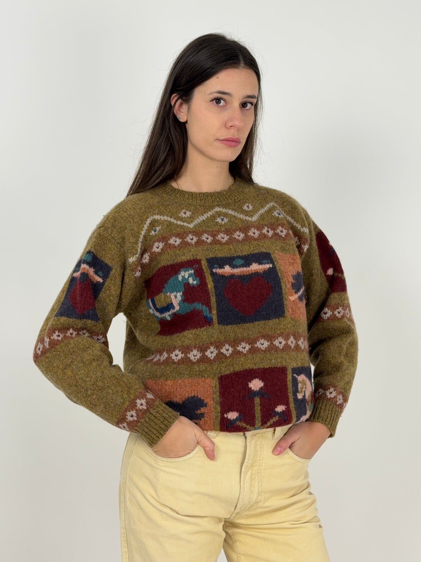 Maglione lana anni '80