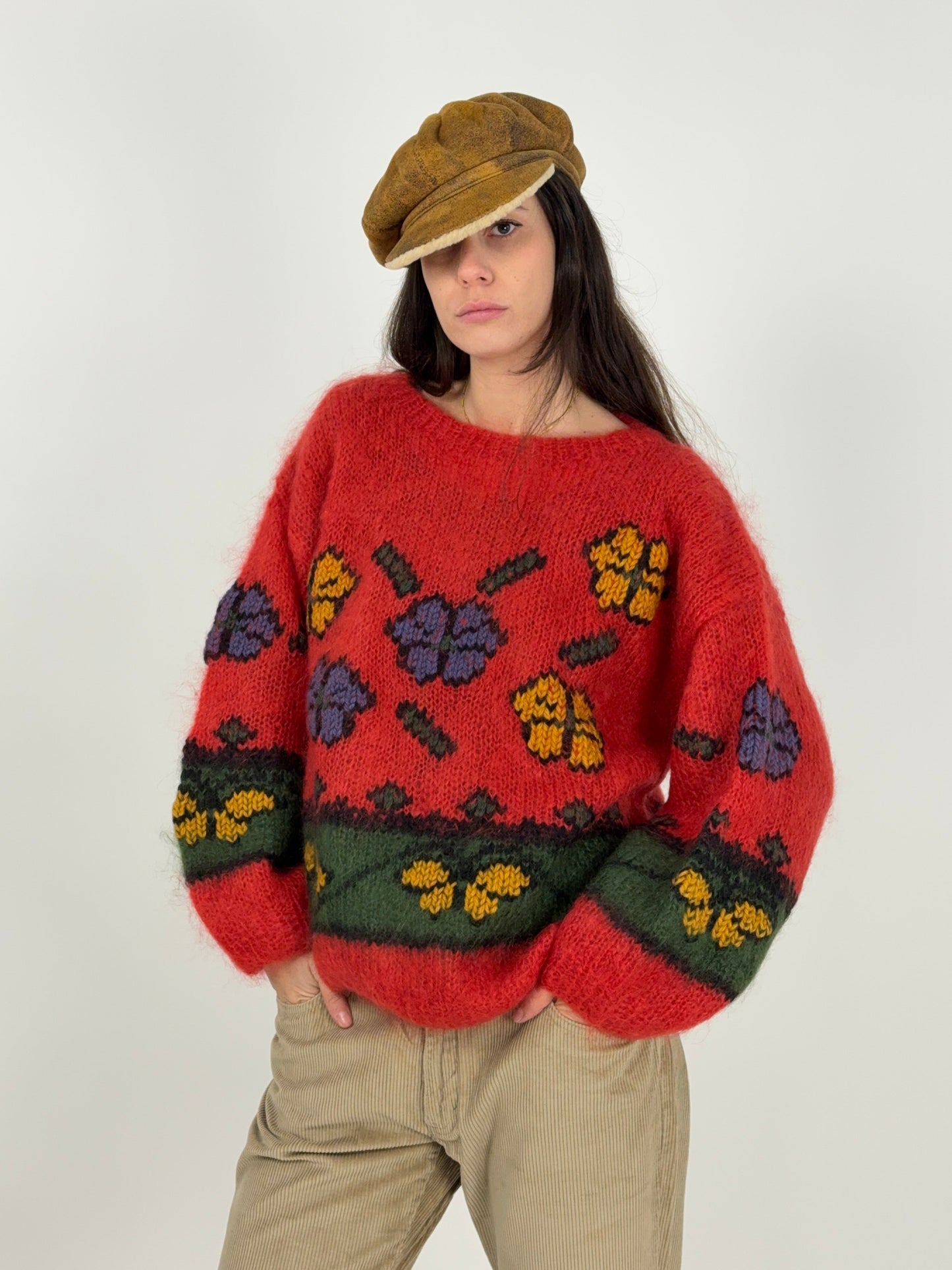 Maglione anni ’80 in Mohair e Lana