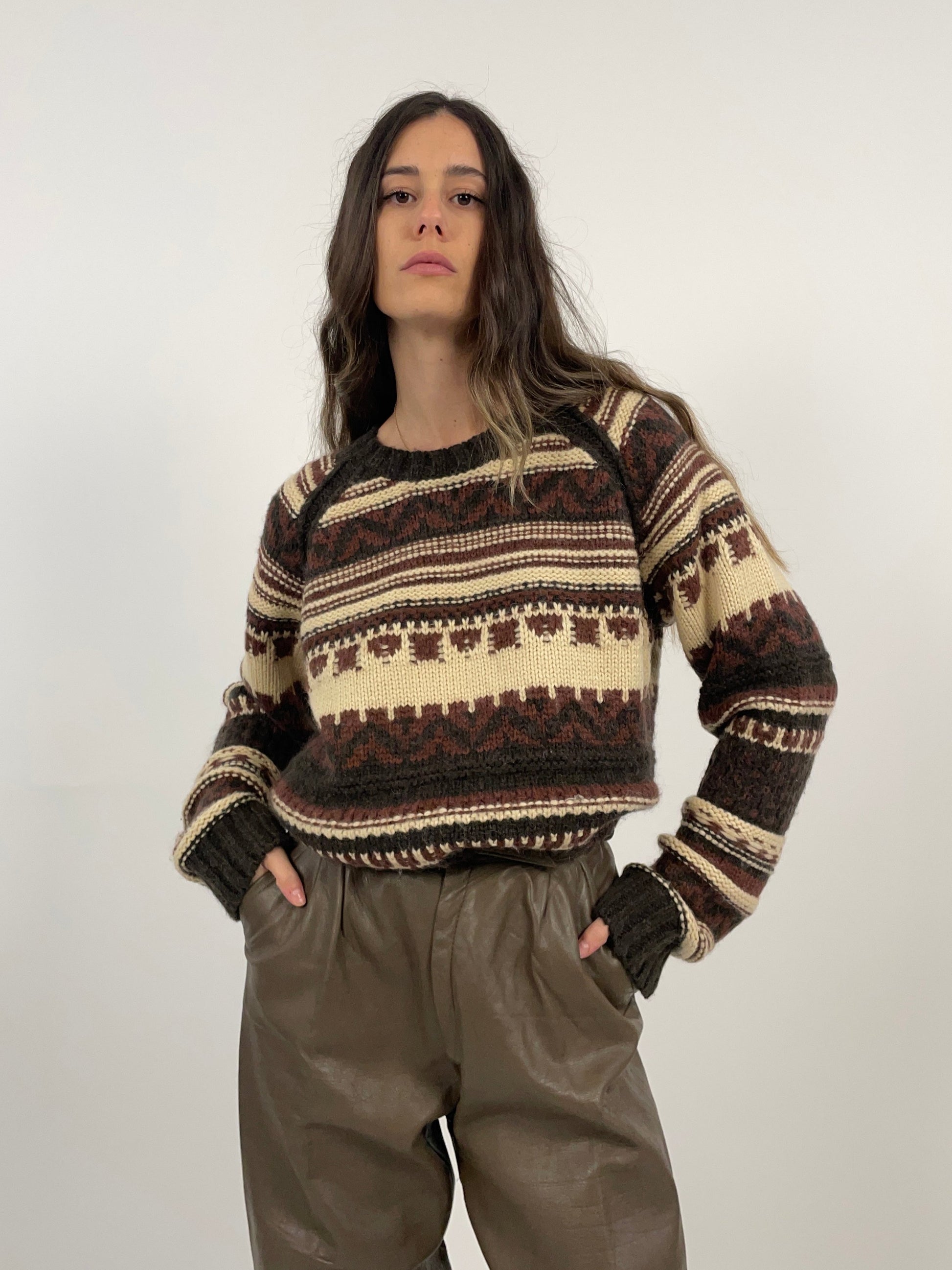 Maglioni Vintage Maglione Vintage In Misto Mohair Fangovintage