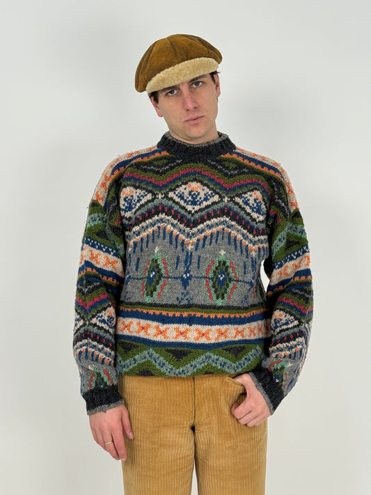 Maglione vintage in Shetland Wool