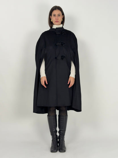 Mantella sartoriale in lana cashmere