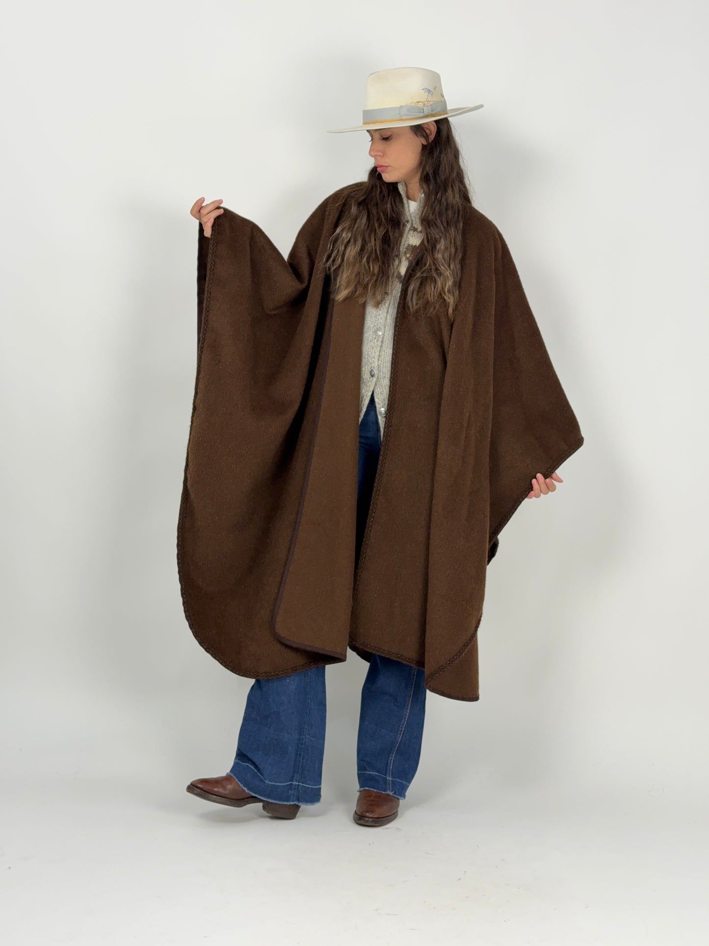 Mantella oversize unisex anni ’70