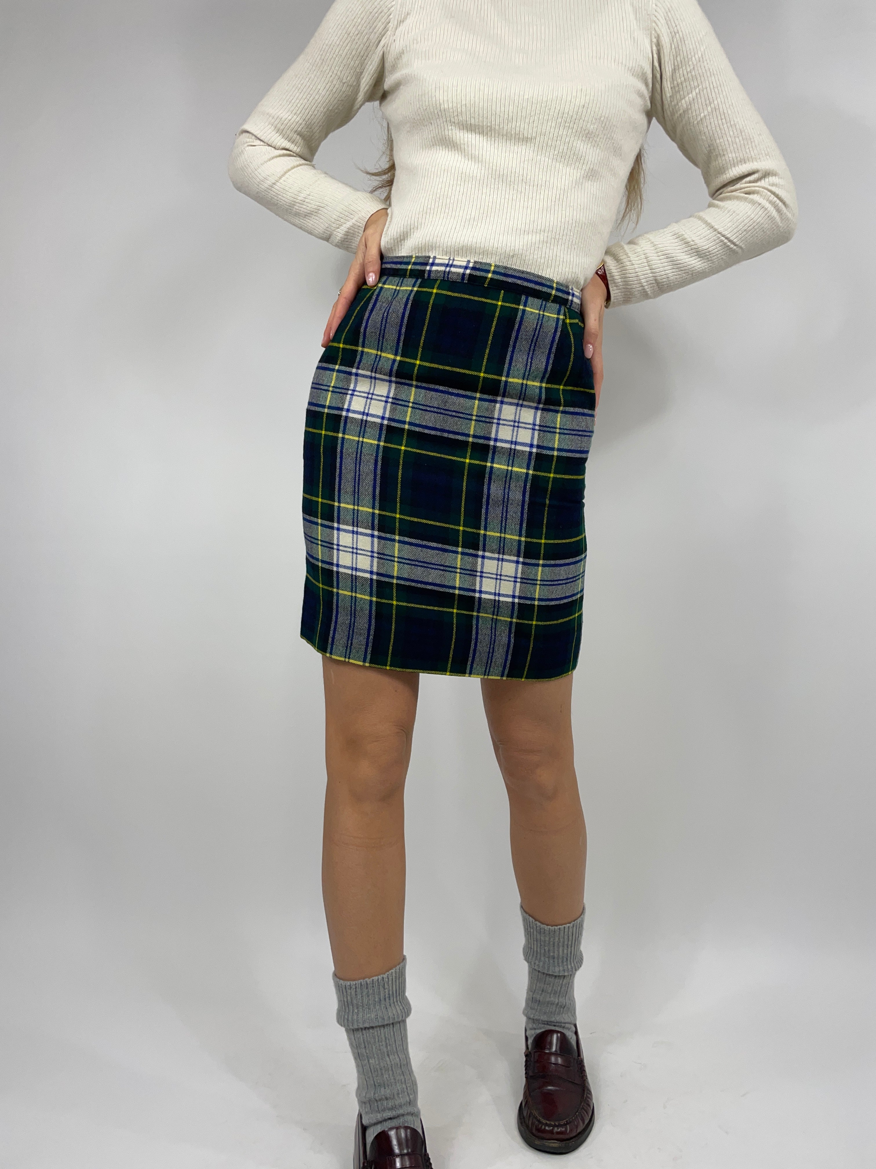 minigonna-lana-tartan