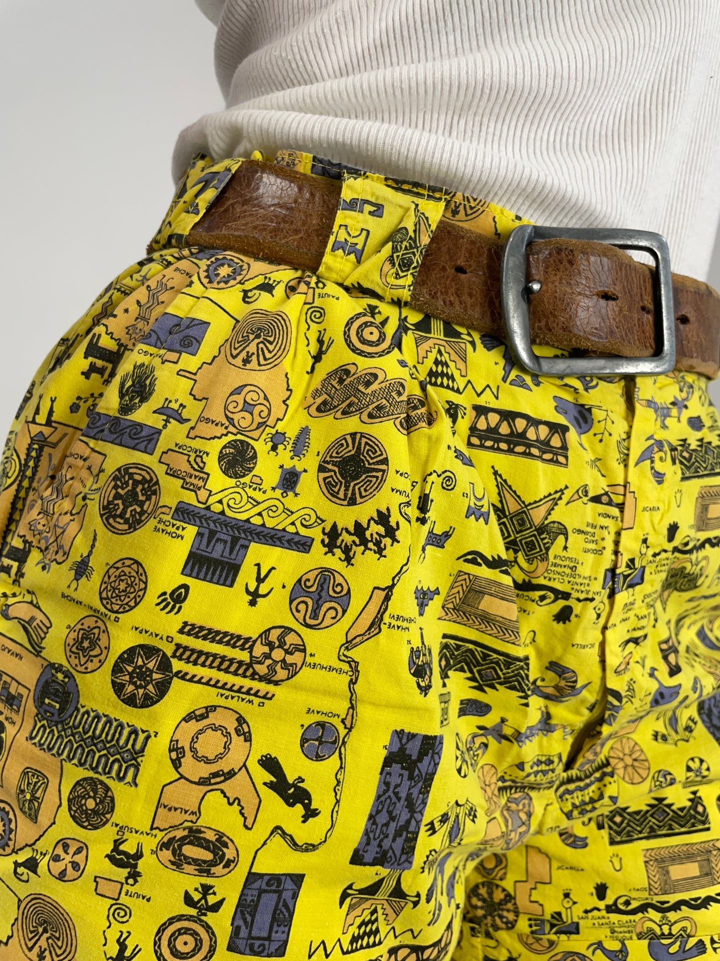 Shorts vintage in cotone fantasia