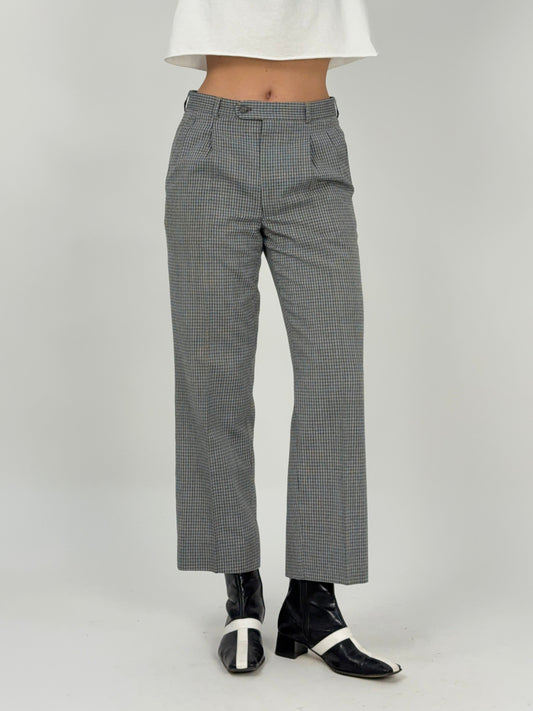 Pantaloni a quadretti anni '70
