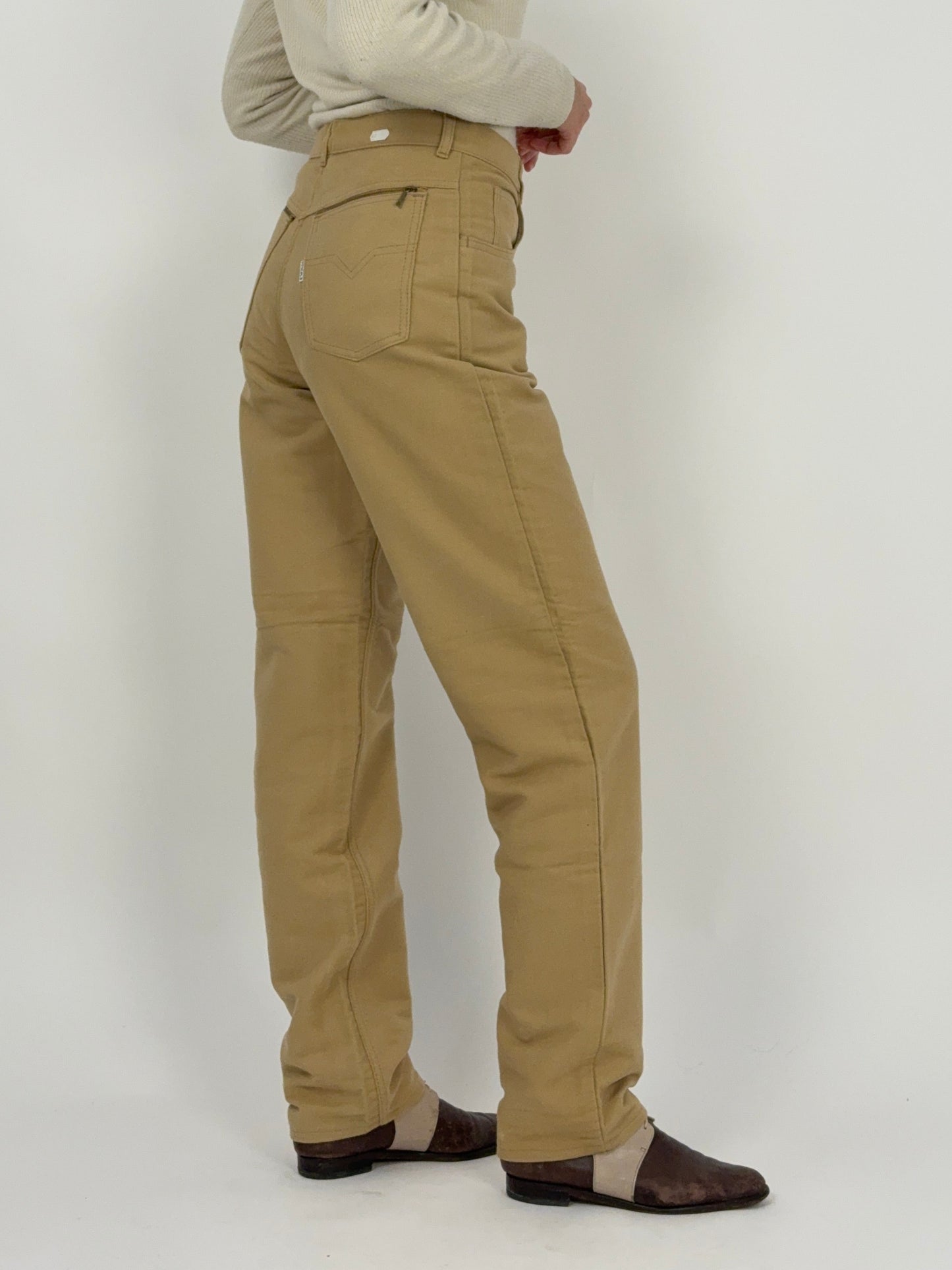 Pantaloni Deadstock anni ’70 in cotone pesante