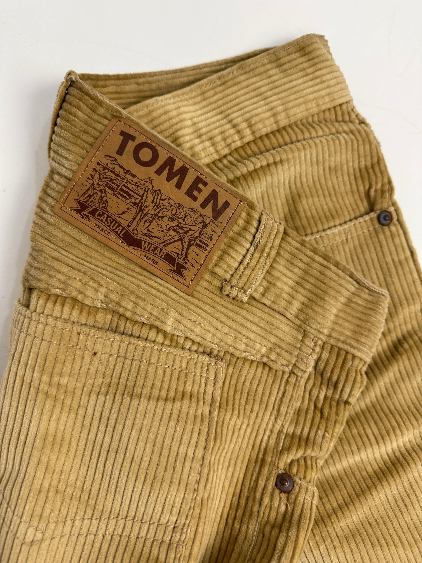 pantaloni in velluto a coste anni '70