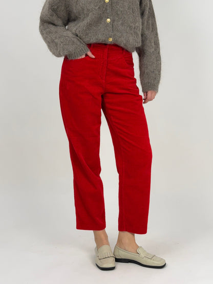 Pantaloni Benetton anni '80 in velluto a coste