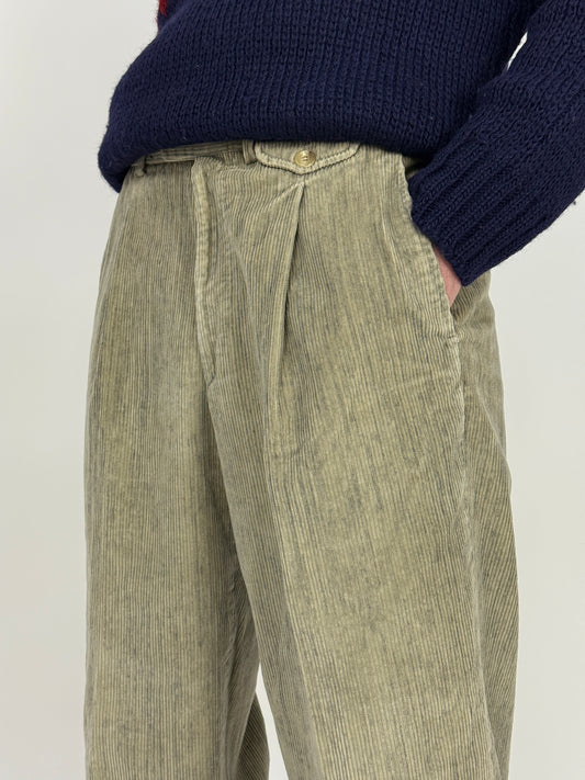 Pantaloni in velluto coste