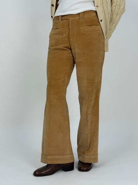 Pantaloni anni ’70 in velluto a coste