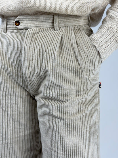 Pantaloni Fila in velluto a coste