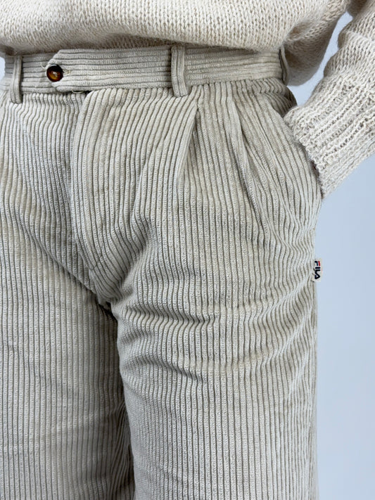 Pantaloni Fila in velluto a coste