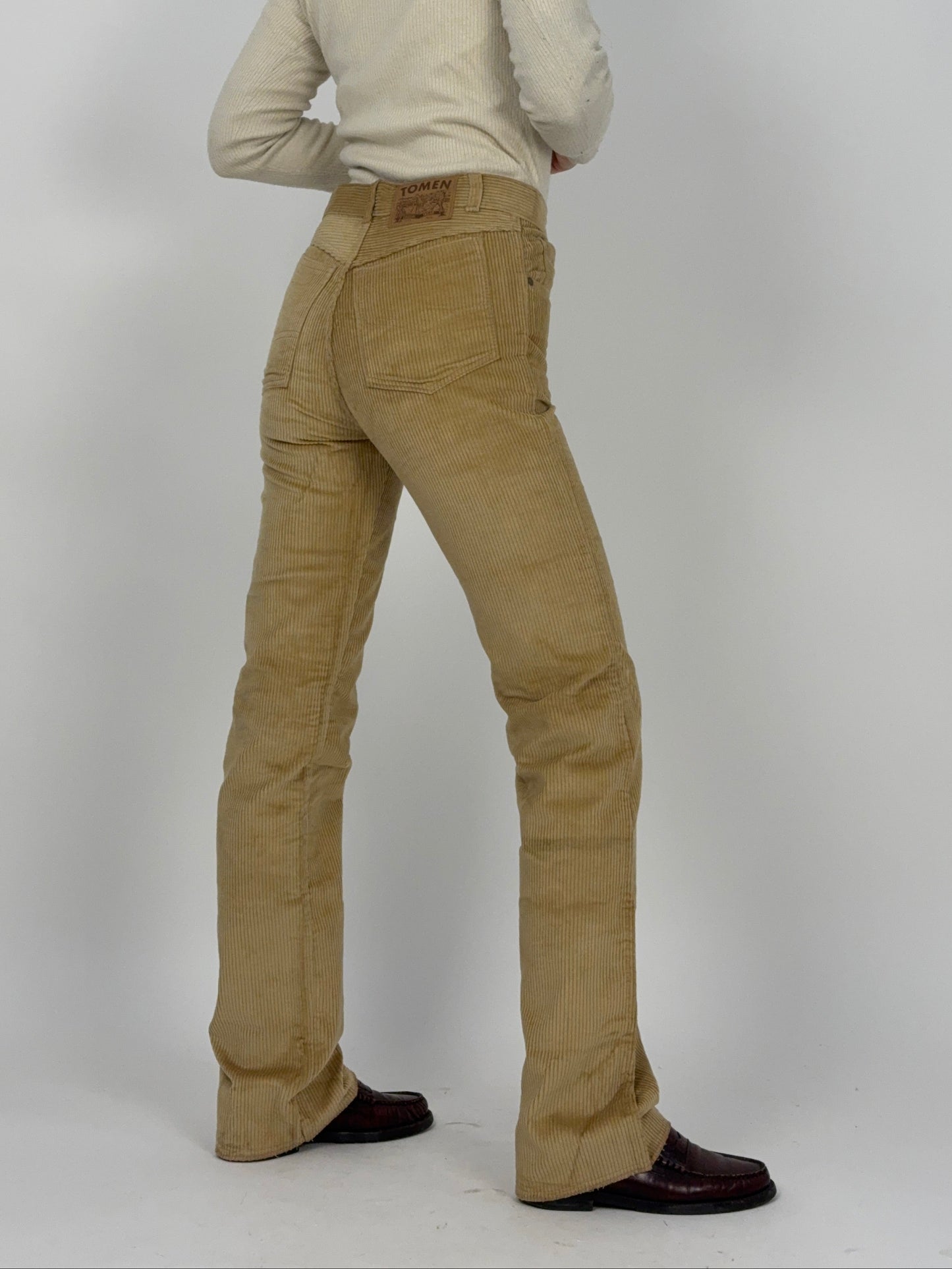 pantaloni in velluto a coste anni '70